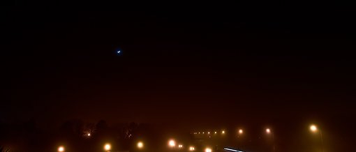 Blue moon, Maynooth, Ireland, 2010
