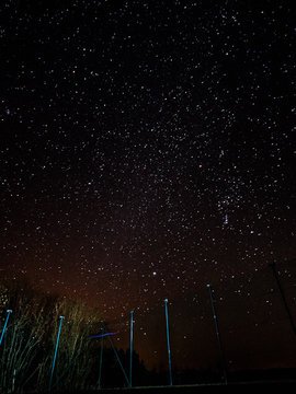Almost pure night sky, Mangelsdorf, Germany, 2012