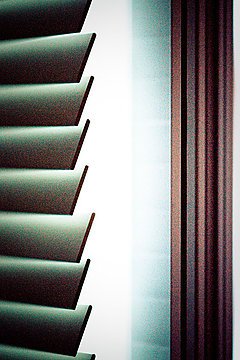 Window shades, Maynooth, 2009