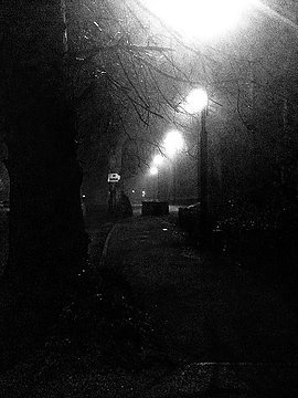Fog late at night, Maynooth, Ireland, 2010