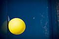 Yellow Balloon on Blue Door