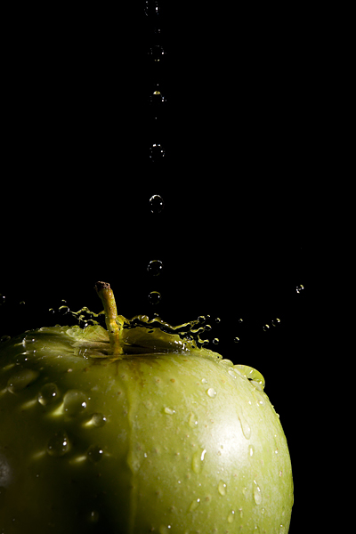 Drops on Apple, Maynooth, Ireland, 2008