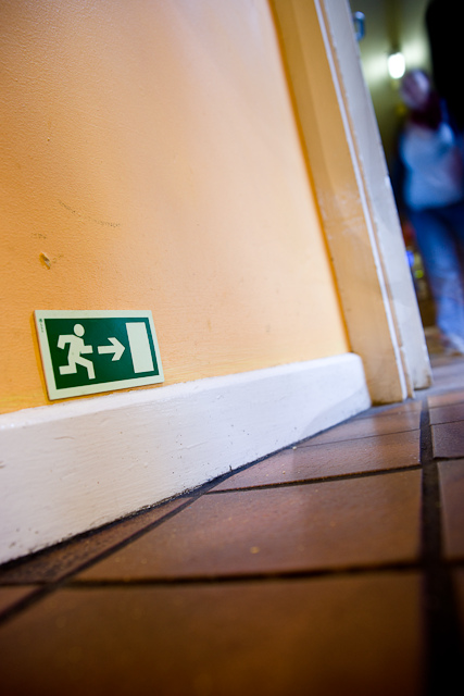 Emergency exit for dwarfs, Cork, 2009