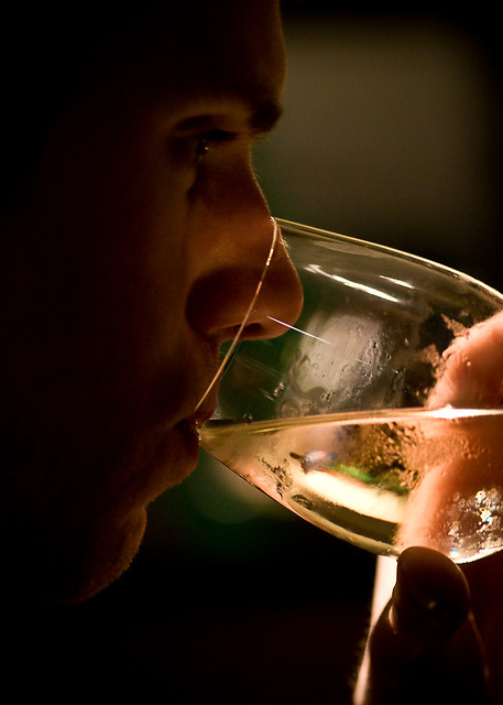 Fine wine at the <i>Caulfields</i>, Maynooth, 2008