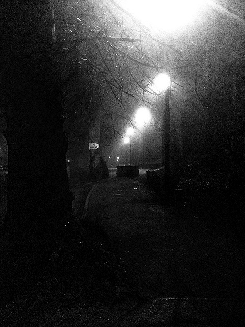 Fog late at night, Maynooth, Ireland, 2010