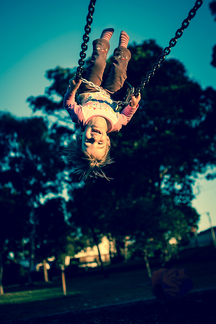 Yep, things really are upside down Down Under, Newcastle, Australia, 2012