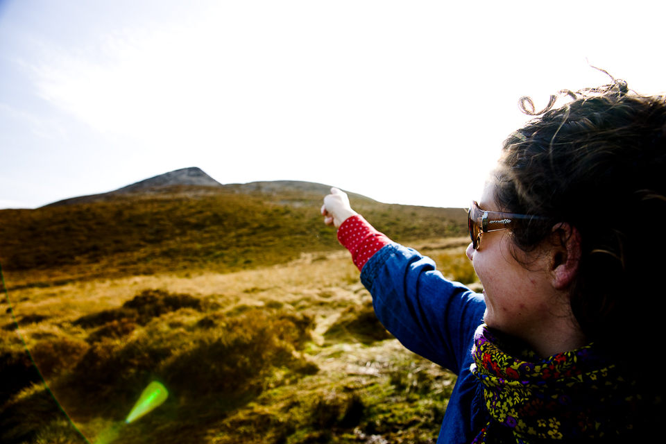 Hiking to the “Great Sugar Loaf”, Co. Wicklow, Ireland, 2009